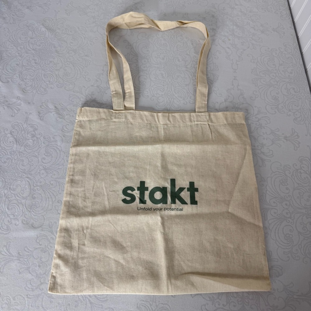 Stakt Canvas Tote Bag Multifunctional Gym Fitness Grocery Shopping Bag